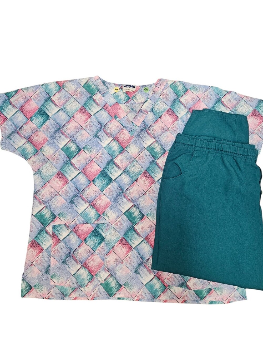 Squares Scrub Set